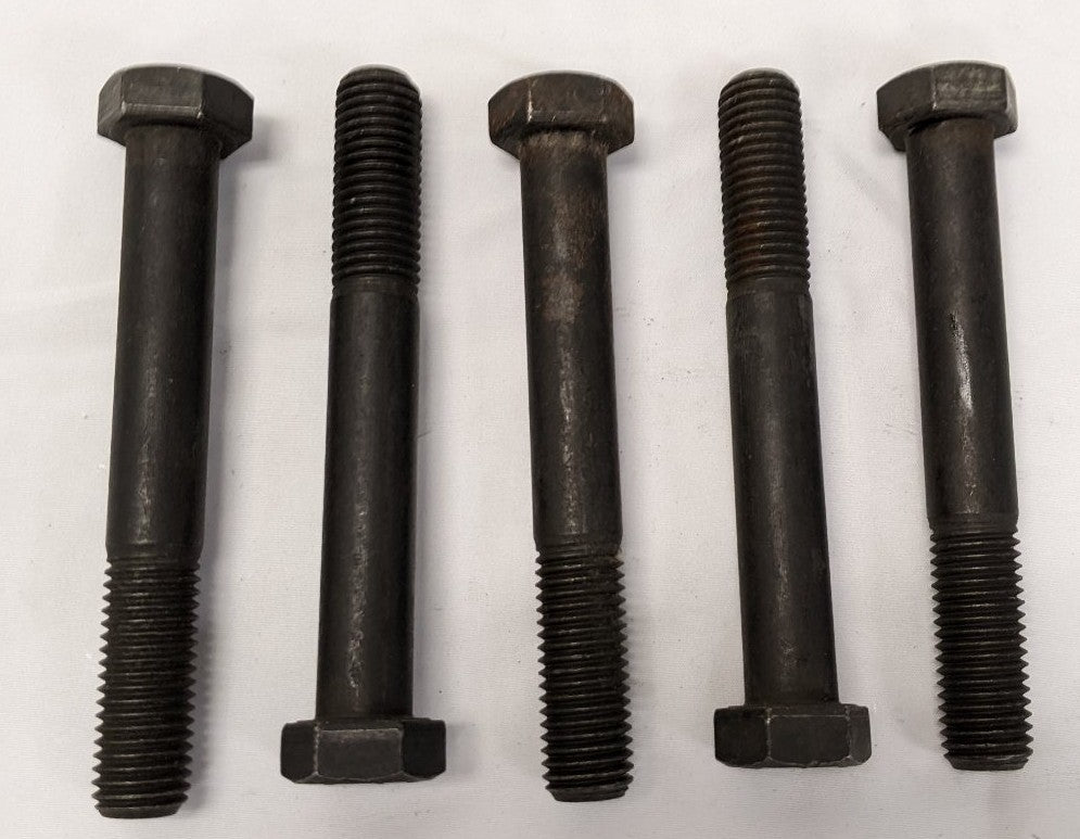 *Lot of 5* New 3/4"-10 x 5-1/2" Partly Threaded Coarse Grade 8 Steel Hex Bolts