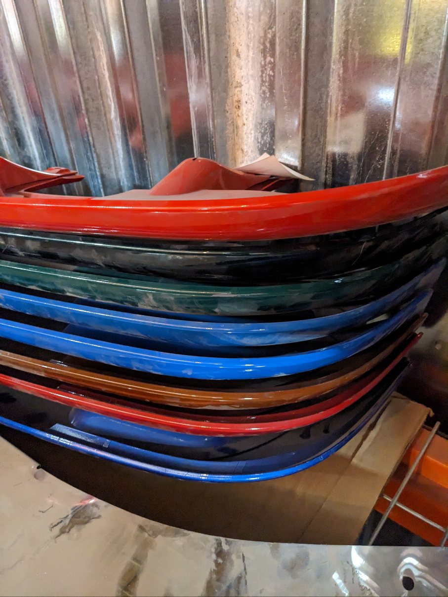 Used Freightliner M2 Reinforced Exterior Painted Sunvisor - P/N  A22-74451-000 (8662165979452)
