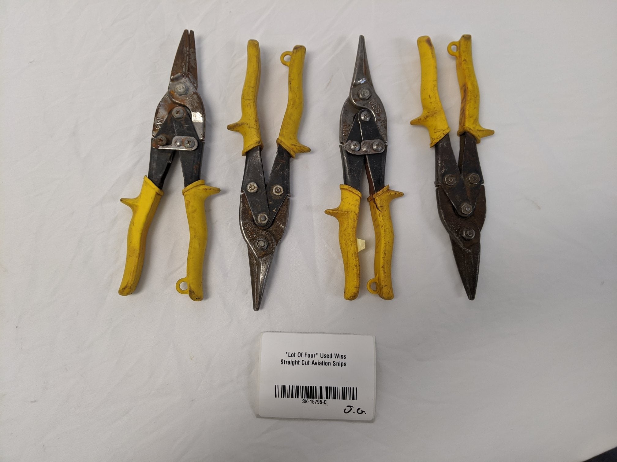 Wiss Aviation Snips Straight Cut M3R - Lot of 4