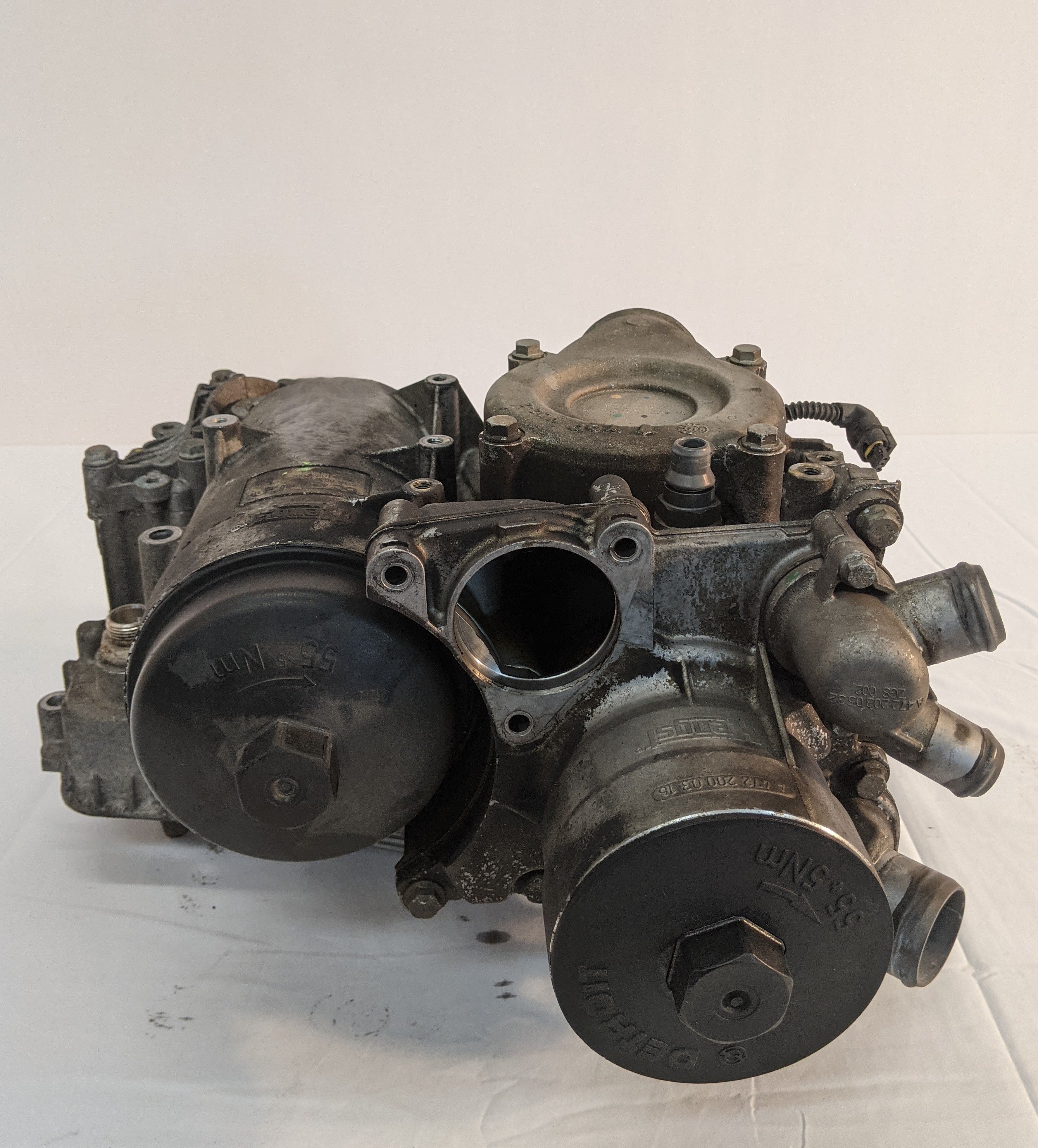 Used Detroit DD15 Engine Oil Coolant Module Water Pump - P/N A 472 180 40 10
