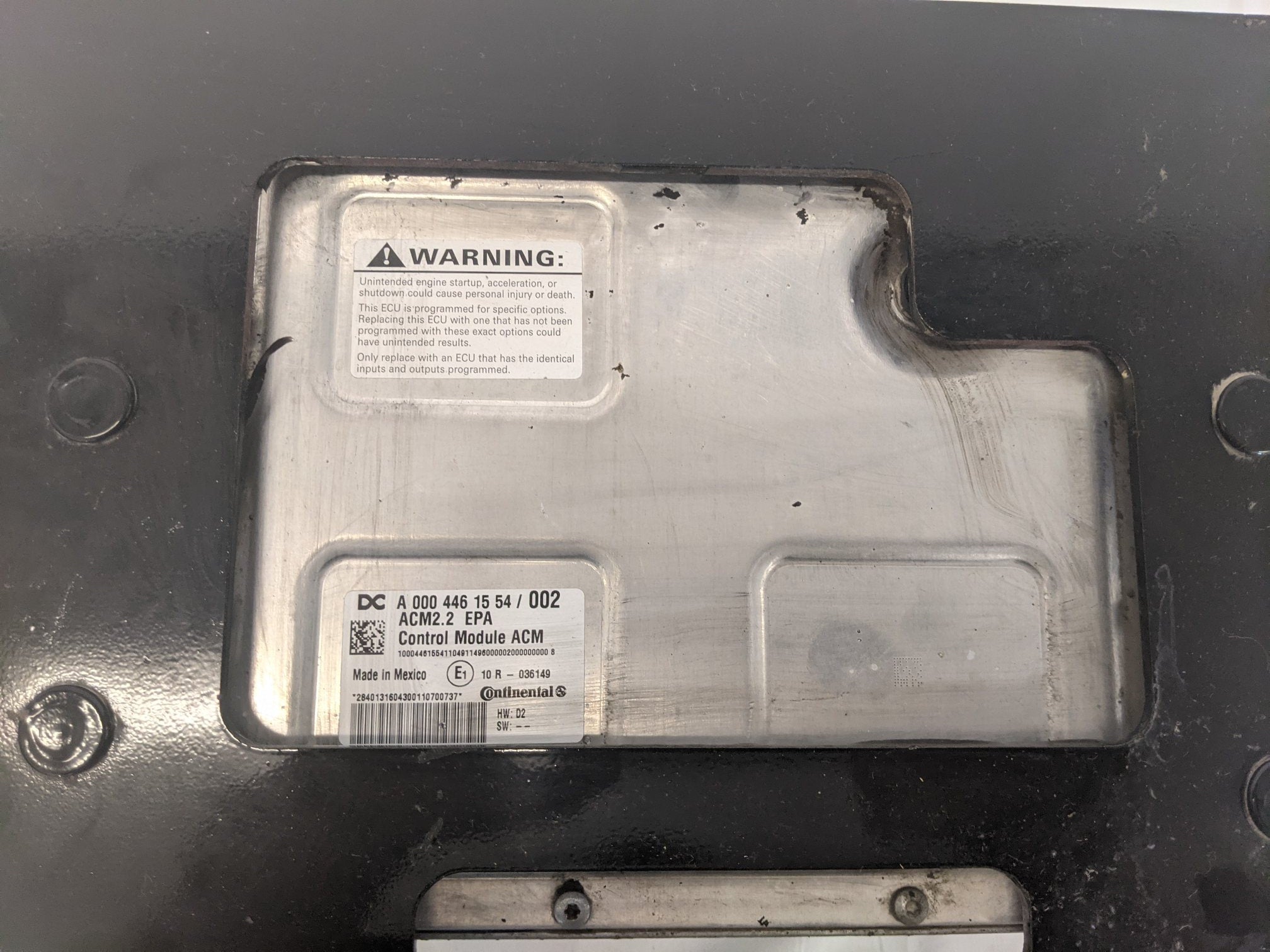 Used Continental Accessory Control Module ACM - P/N A 000 446 15 54 / 002