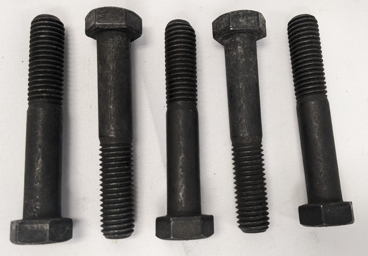*Lot of 5* New 5/8"-11 x 3-3/4" Partly Threaded Coarse Grade 8 Steel Hex Bolts