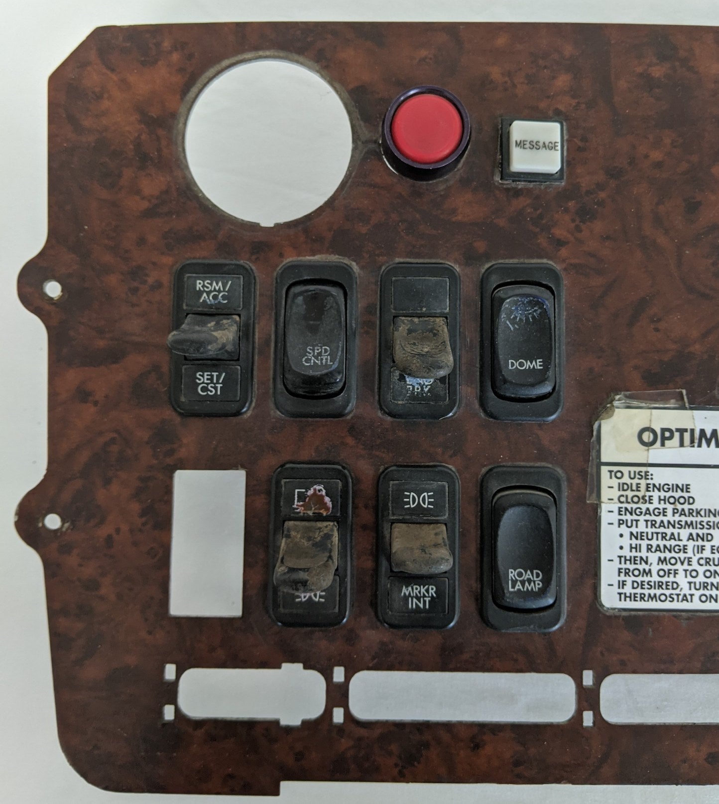Used Freightliner Columbia, Century Instrument Dash Panel - P/N 22-45867-000 (10000138993980)