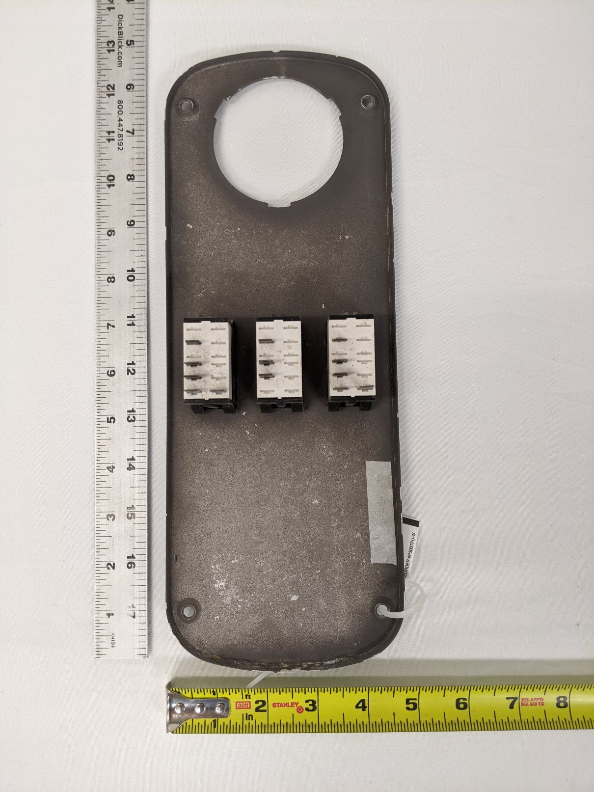 Used Freightliner Columbia Sleeper Lamp Switch Control Panel -  P/N 22-43811-003