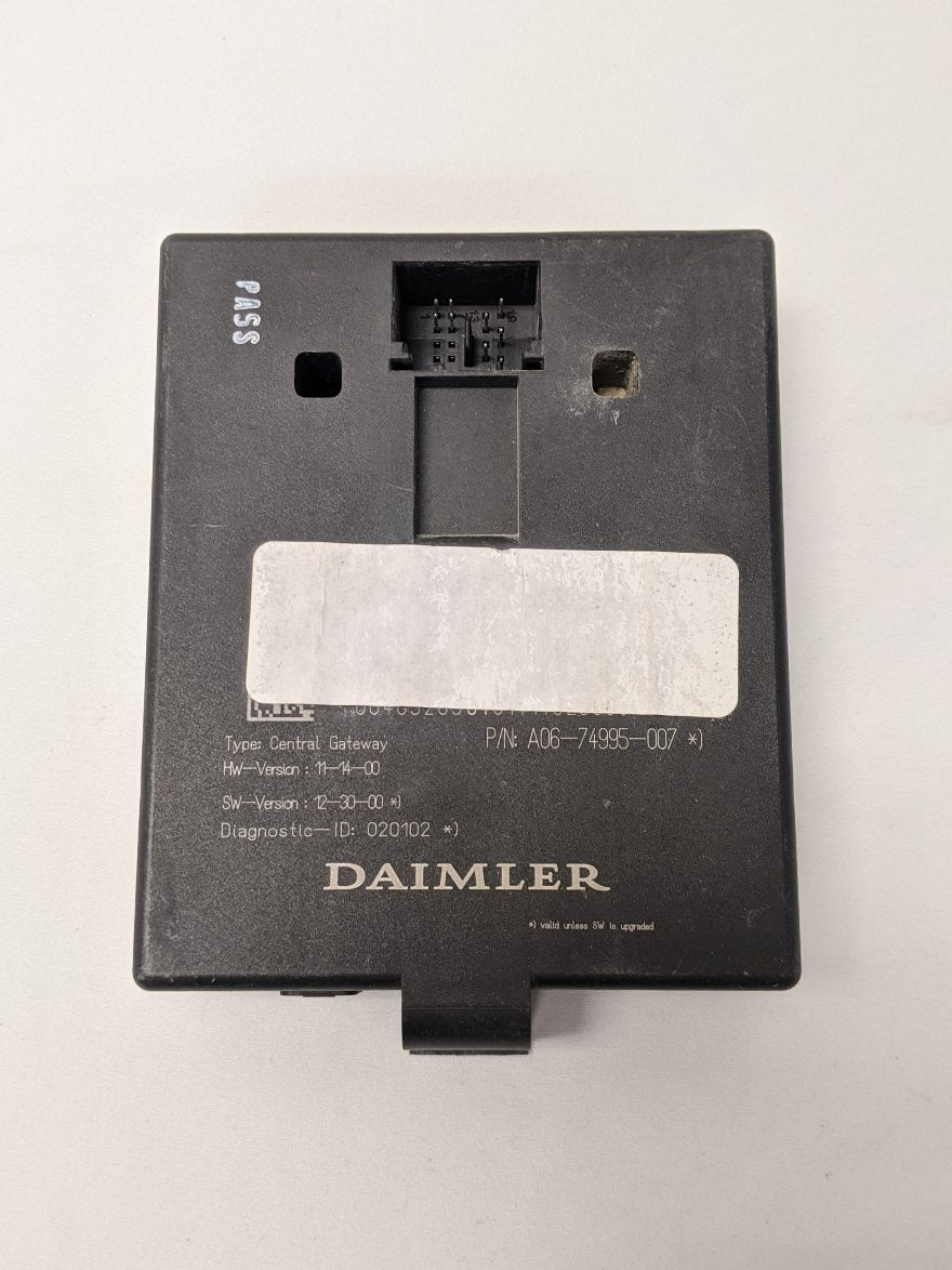 Used Freightliner Daimler Central Gateway Control Module - P/N A06-74995-007