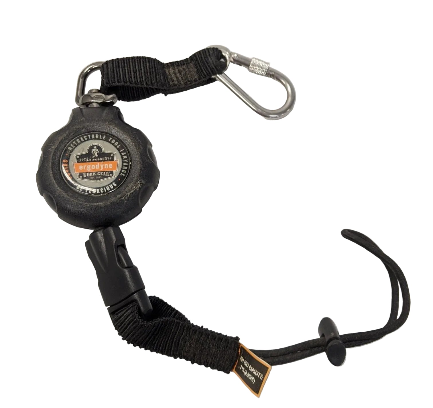 Ergodyne Squids 3001 Retractable Tool Lanyard 2 lbs - Carabiner 20-56" Reach