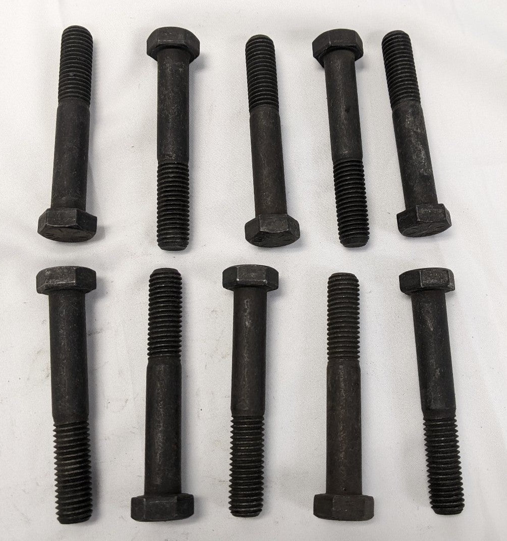 *Lot of 10* New 5/8"-11 x 4" Partly Threaded Coarse Grade 8 Steel Hex Bolts
