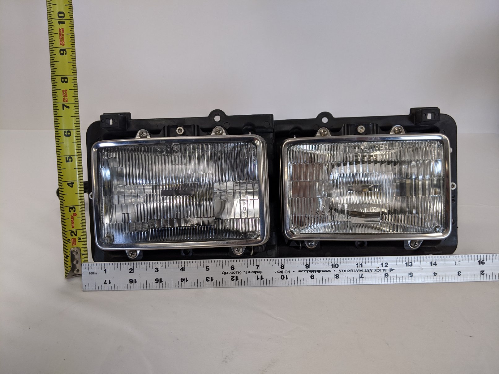 New FTL Right Hand Offset Rectangle Head Light Housing - P/N A06-15605-003 (10162184782140)