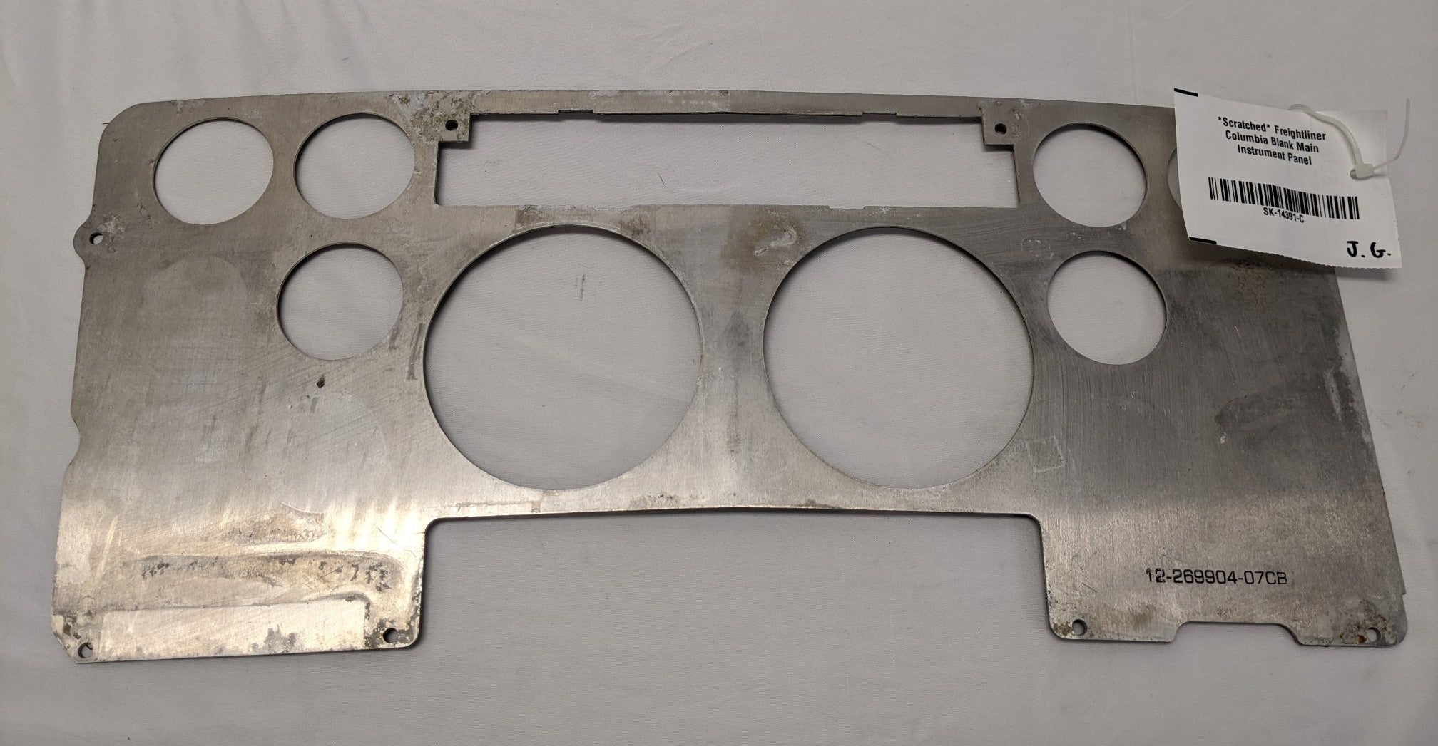 *Scratched* Freightliner Columbia Blank Main Instrument Panel-P/N 22-45414-000