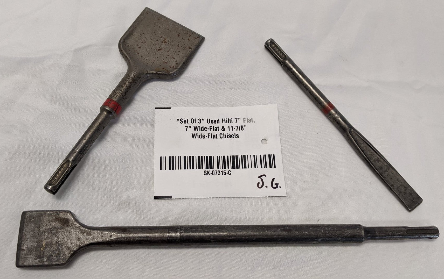 Hilti SDS+ Flat Chisel Set - 3pc - CP-FM-18, CP-SPM-6/18