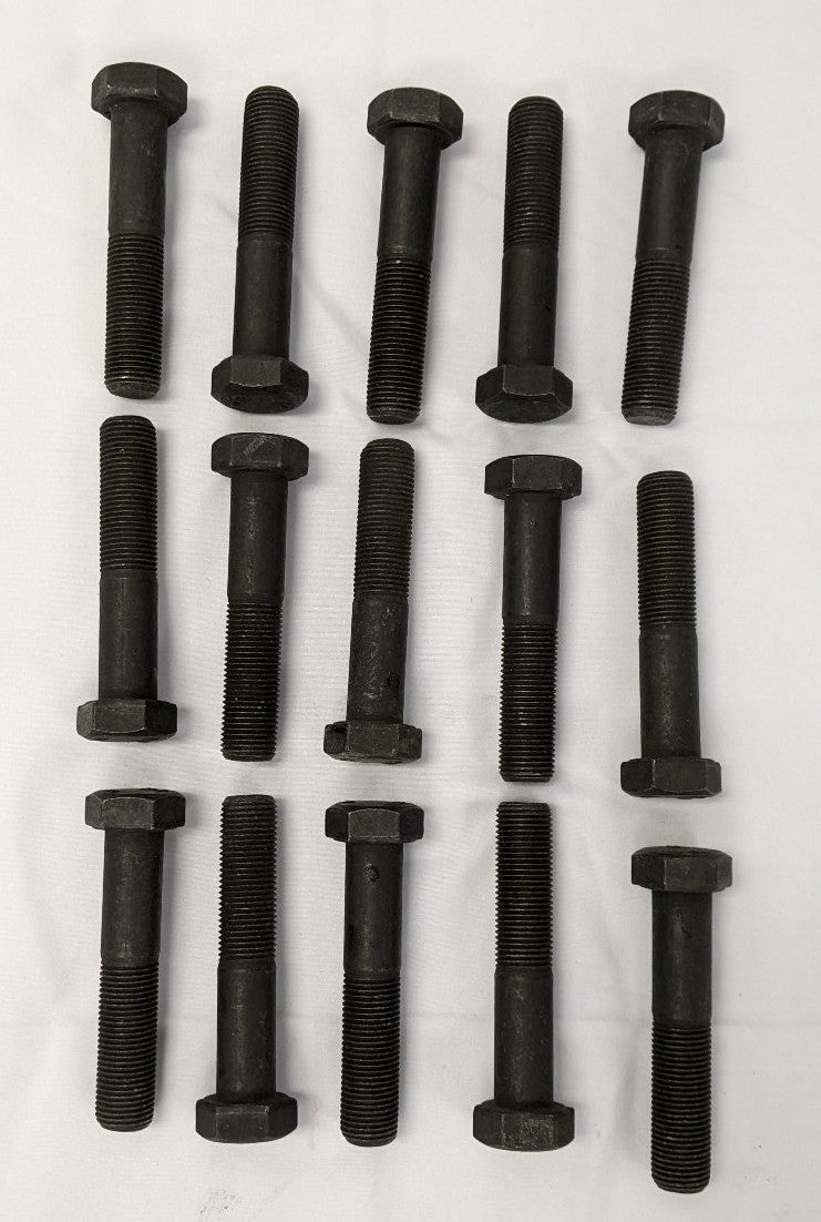 *Lot of 15* New M16-1.5mm x 80mm Partly Threaded Grade 10.9 Steel Hex Bolts