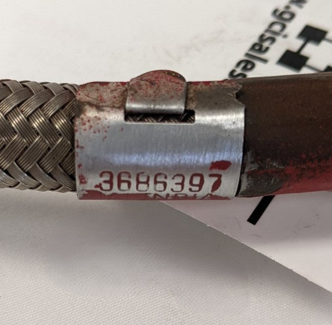 Used Cummins ISX 15 Turbo Coolant Supply Flexible Hose | P/N 3686397