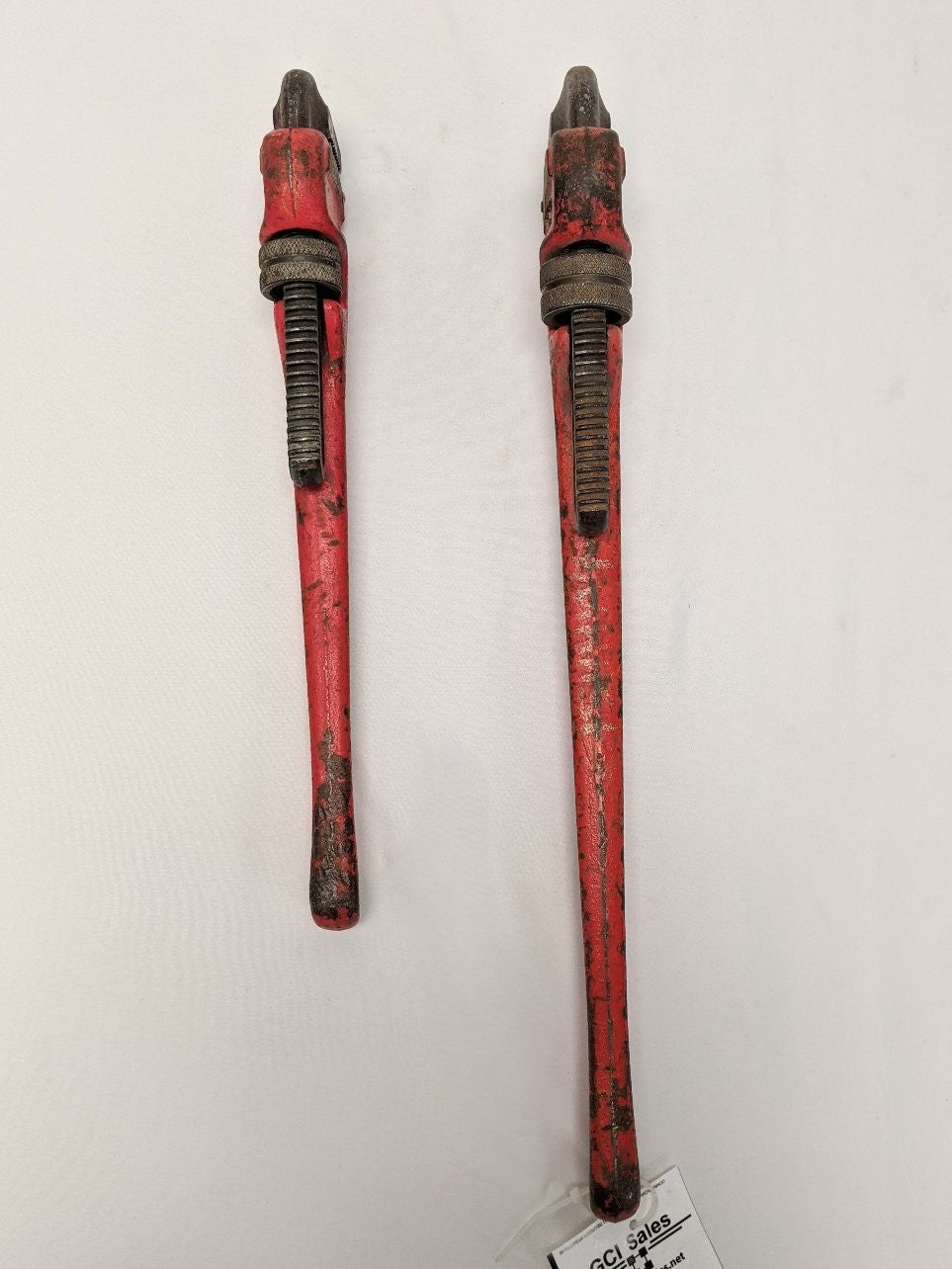 *Lot Of 2* Used Ridgid 18", 24" Steel Straight Pipe Wrenches