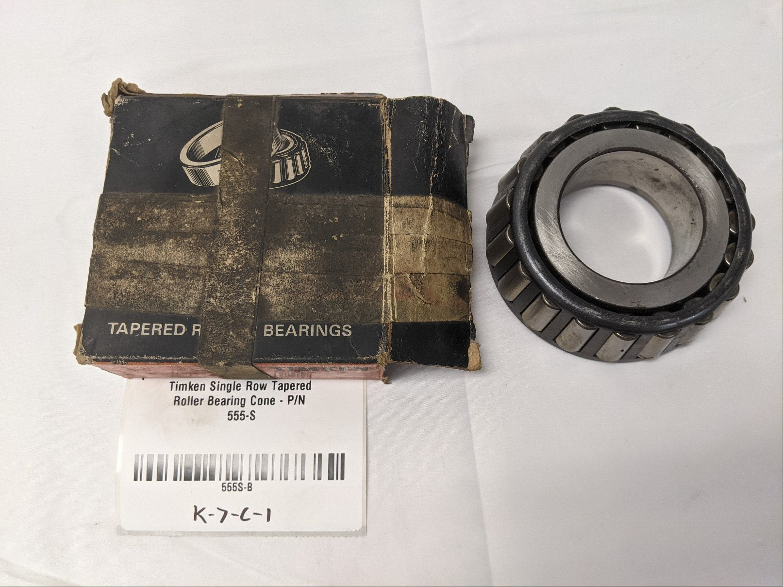 Timken Single Row Tapered Roller Bearing Cone - P/N 555-S