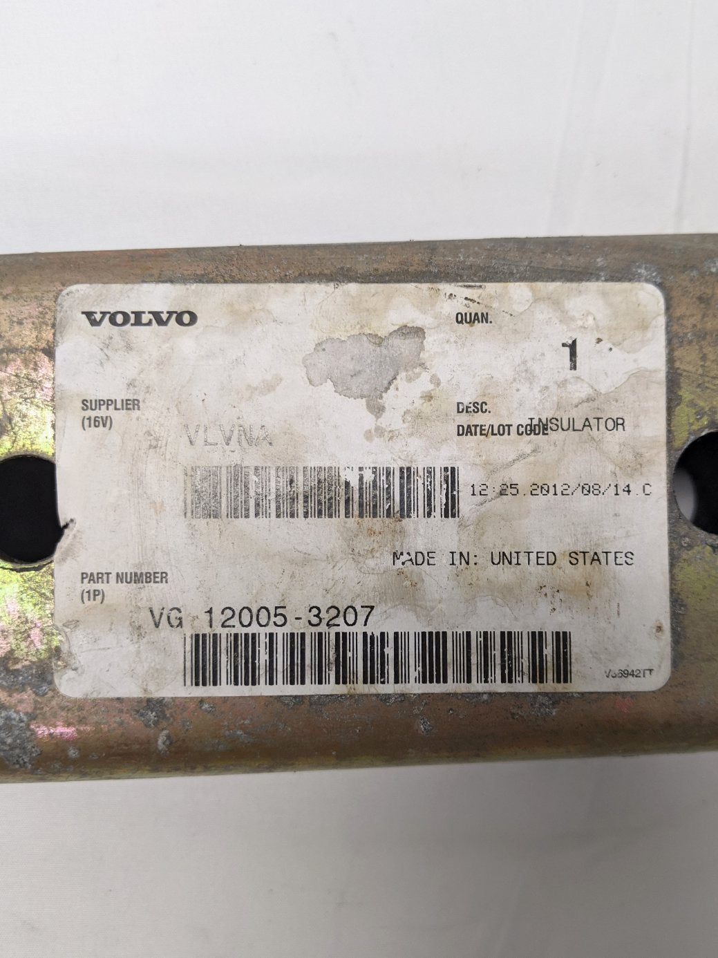 Used Volvo Engine Motor Mount Insulator - P/N VG-12005-3207