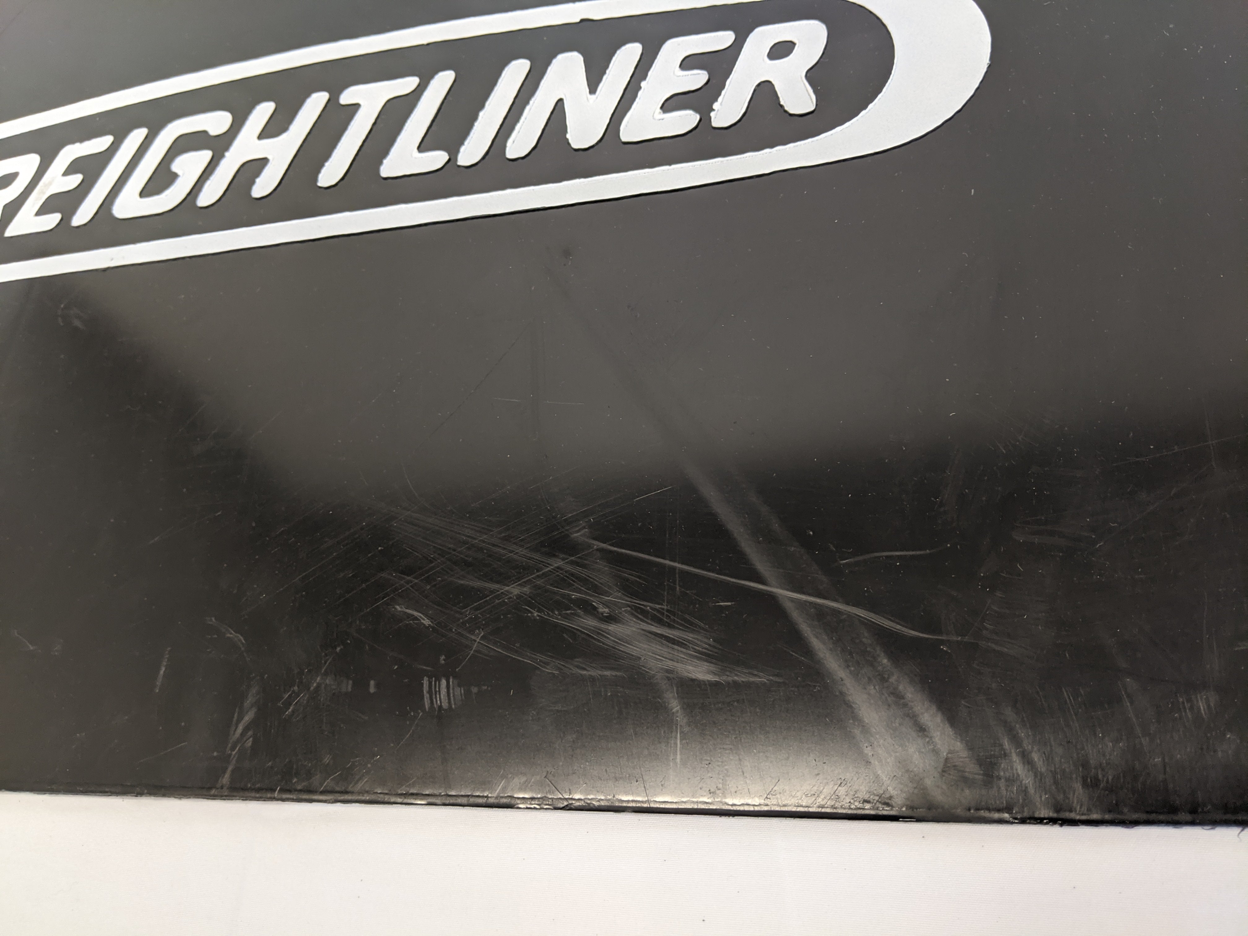 *Scratched* LH 27" 45 Degree Rear Angled Mud Flap w/ FTL Logo - P/N 22-79217-212 (10137454346556)
