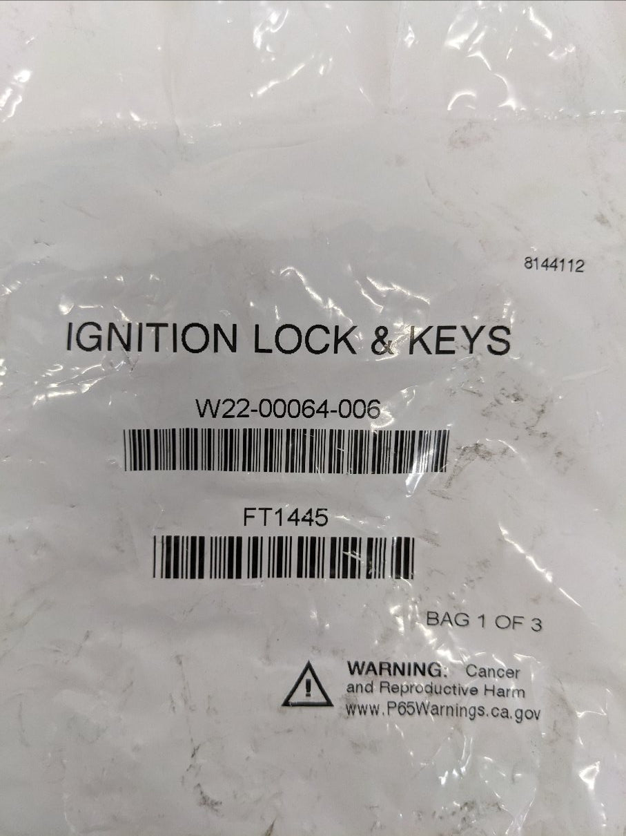 West Star 3 Key W4 1001-1500 Ignition Lockset - P/N W22-00064-006 (10140672590140)