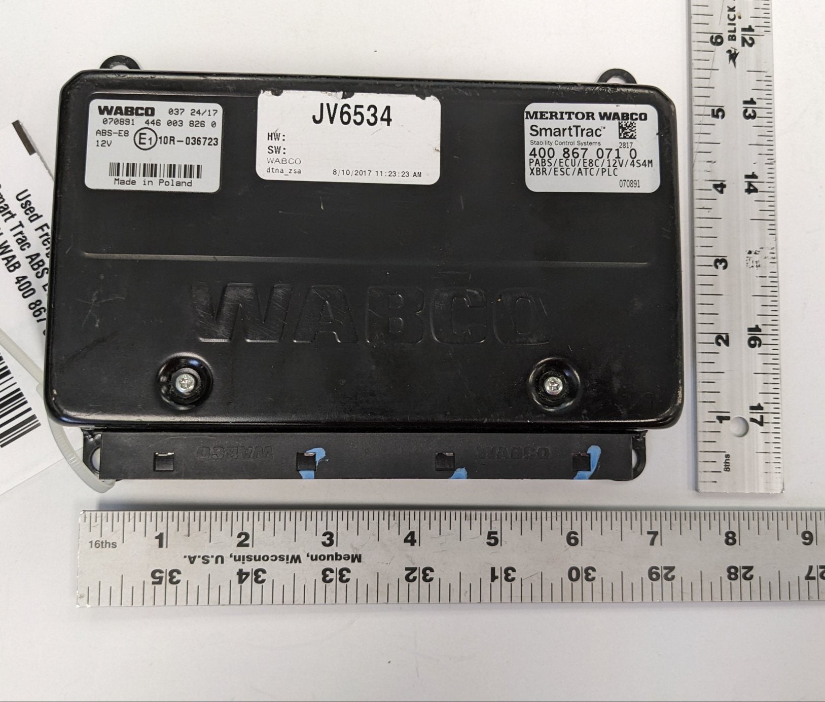 Used Freightliner Wabco Smart Trac ABS ECU Module - P/N WAB 400 867 071 0