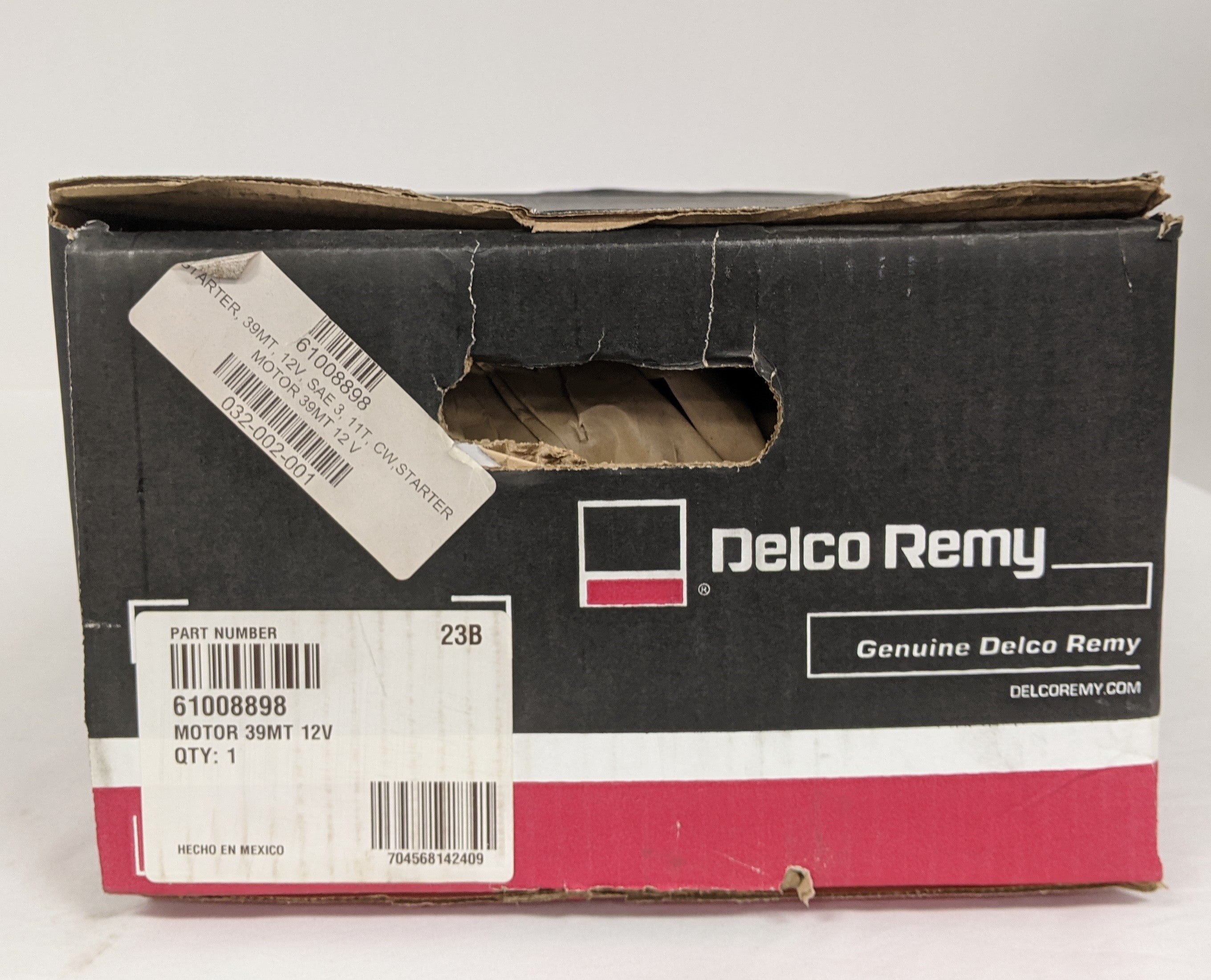 New Delco Remy 39MT 12V Starter Motor - P/N: DR 61008898 (9912972312892)