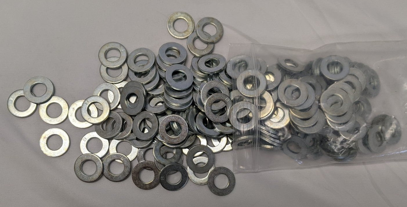 *Lot of 200* New 1/2" x 1" x 1/16" Zinc Plated Steel B Washers