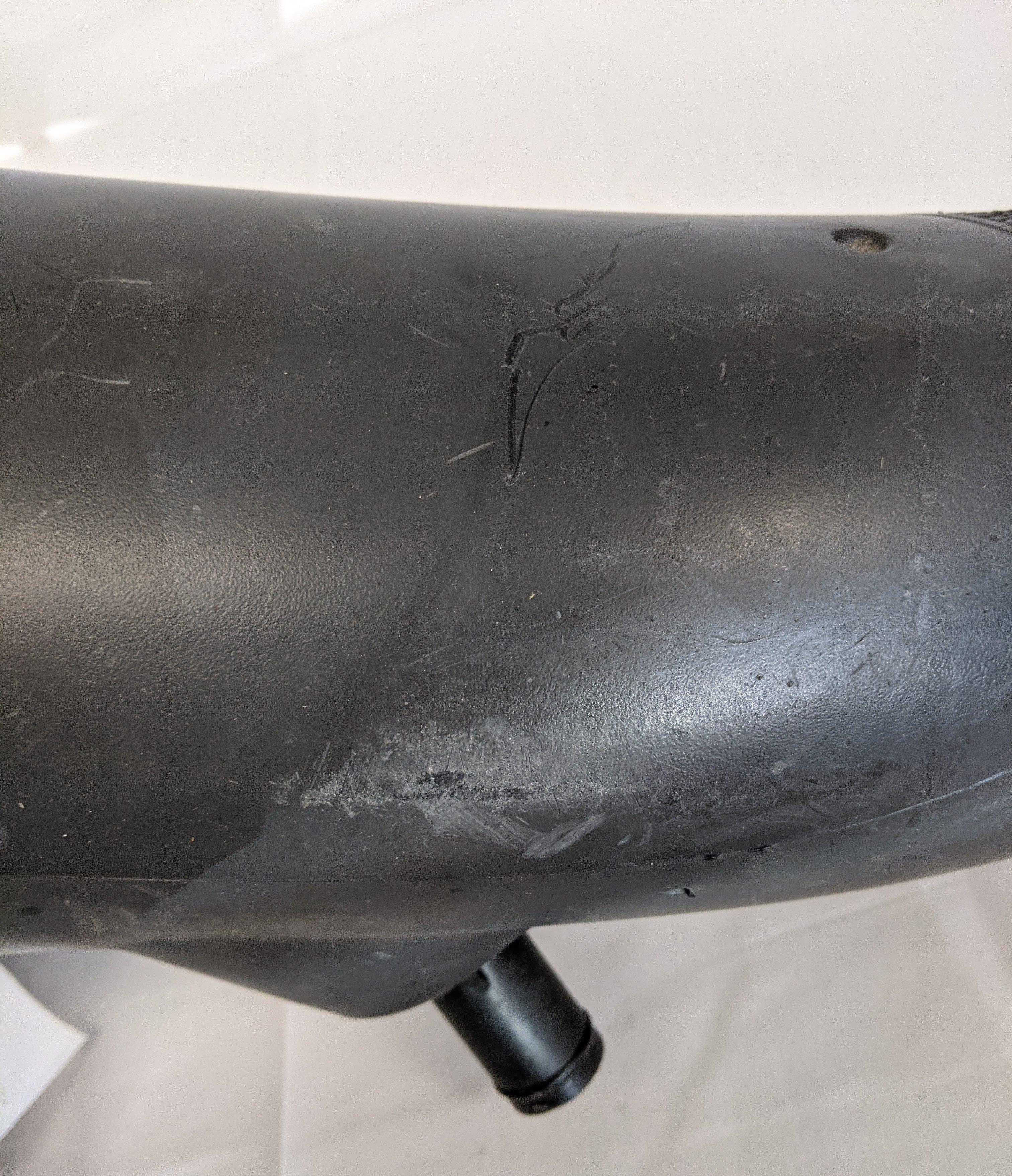 Used Freightliner Detroit DD13 12L HDEP Molded Air Intake Pipe -P/N 03-37738-000 (10016854507836)
