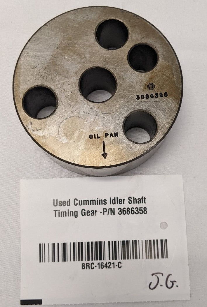 Used Cummins ISX15 Idler Shaft Timing Gear | P/N 3686358