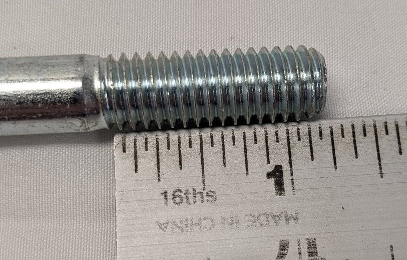 7/16"-14 x 4 1/4" Grade 5 Hex Bolts - Zinc Plated, Partly Threaded, Lot of 25