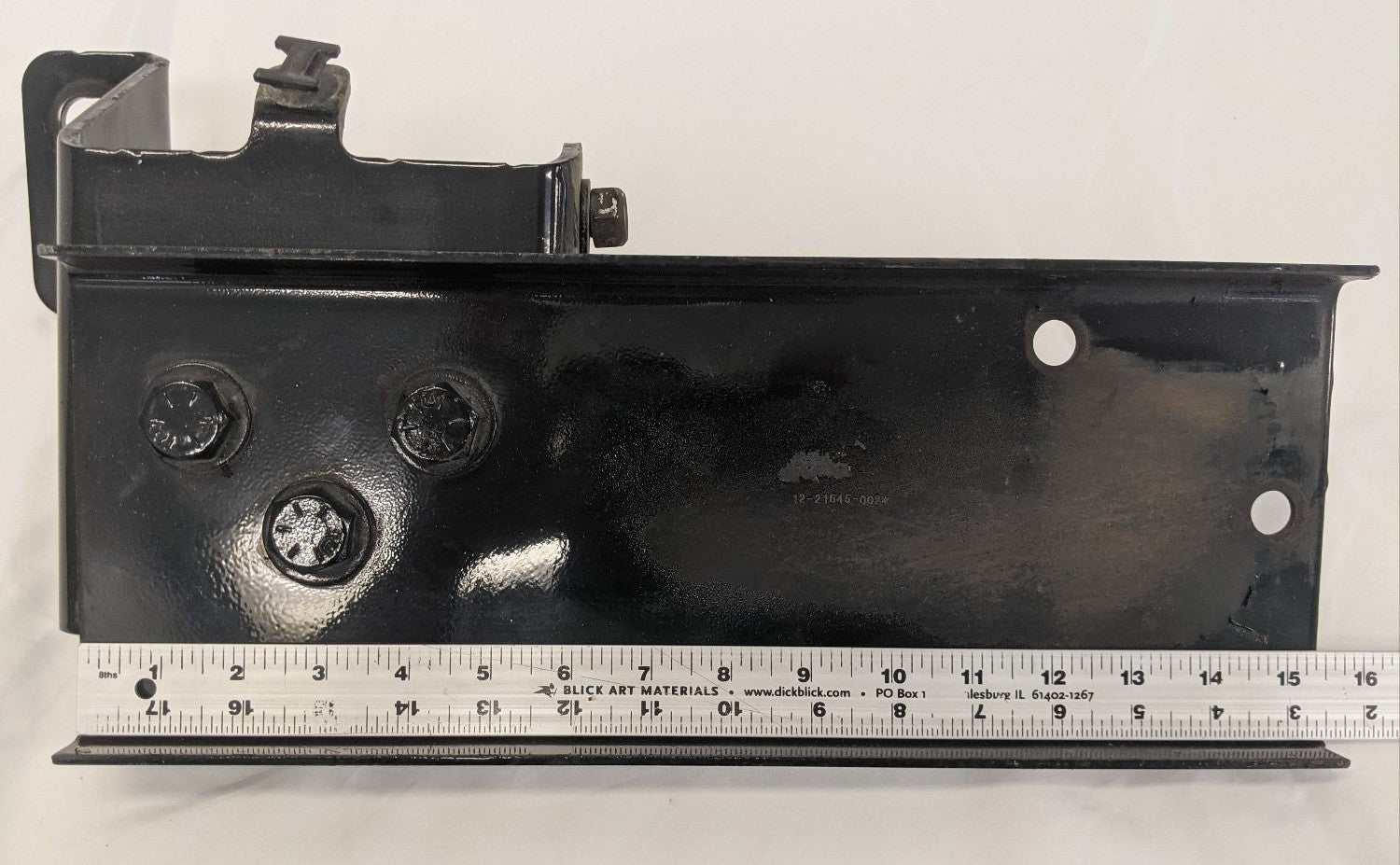 Used FTL Cascadia LH Air Dryer Frame Adapter Mounting Bracket - P/N 12-21645-002