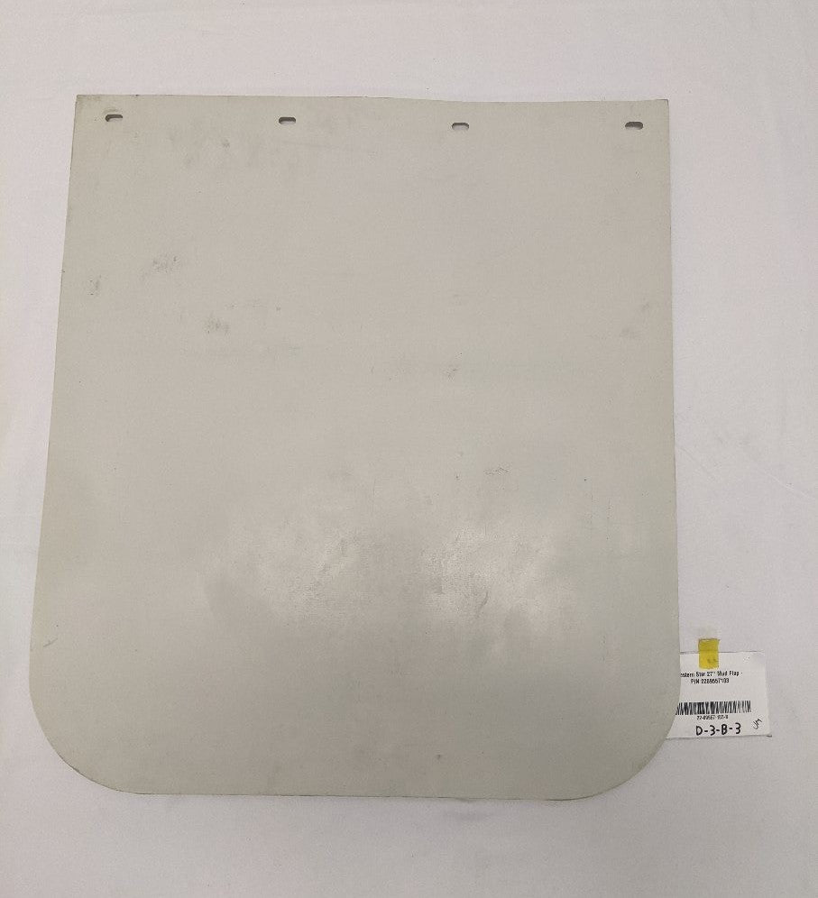 Western Star 27" LH/RH White Mud Flap | 22-69557-103