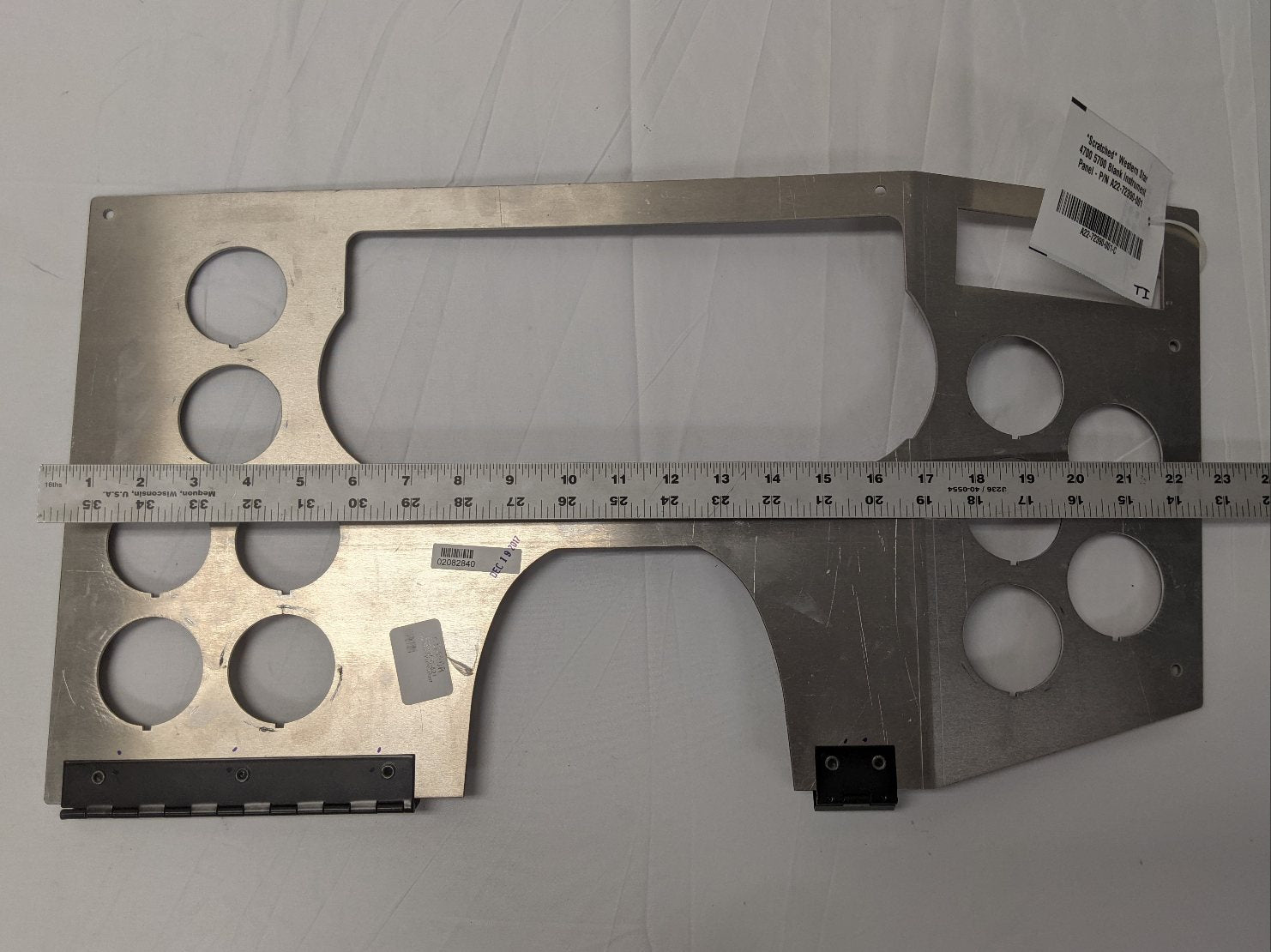 *Scratched* Western Star 4700 5700 Blank Instrument Panel - P/N A22-72390-001