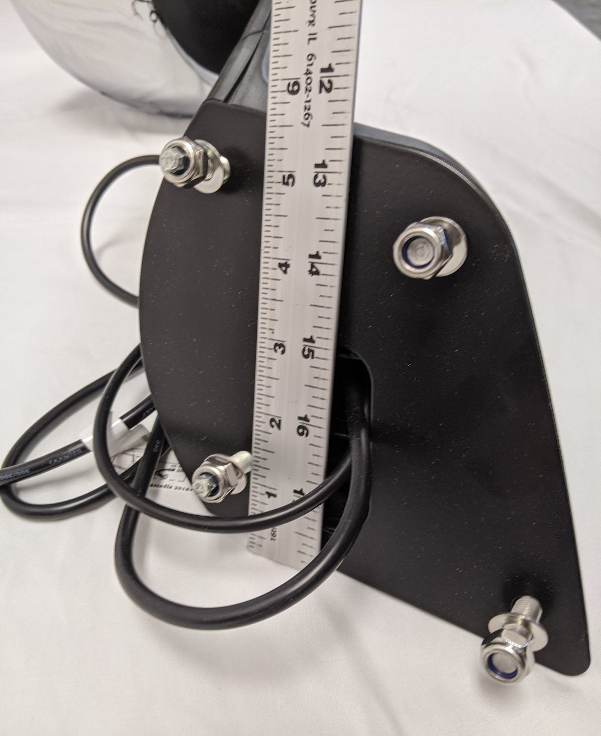 Freightliner Cascadia P4 RH Chrome Hood Mirror - P/N 563.46092DCY