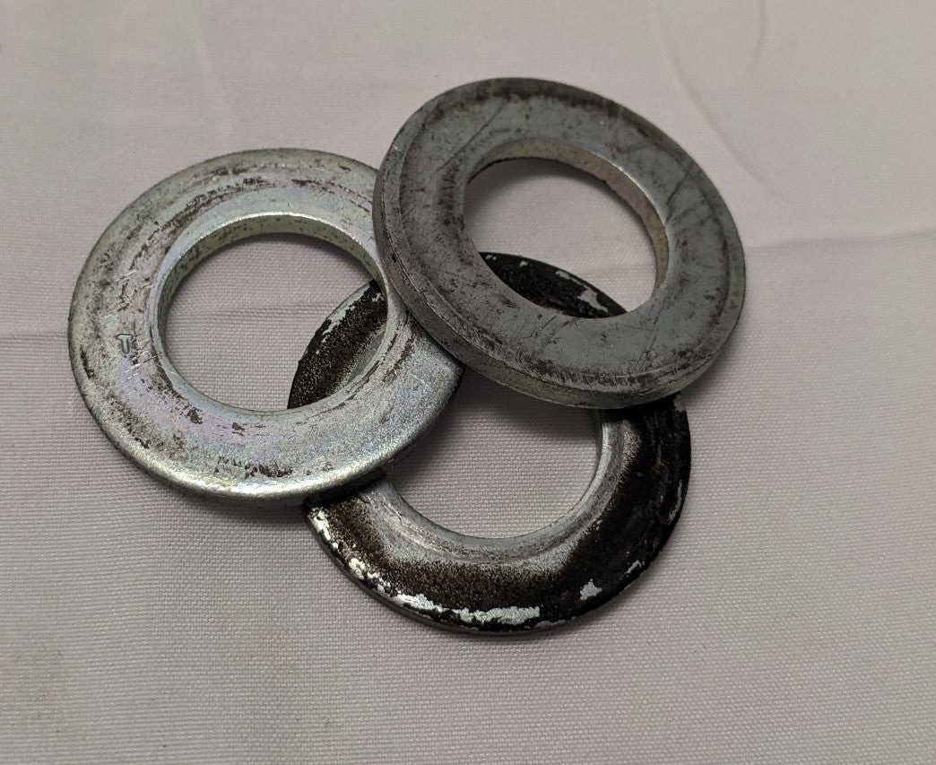 *Lot of 50* Used 3/4" x  1-1/2" X 1/8" Steel Washers