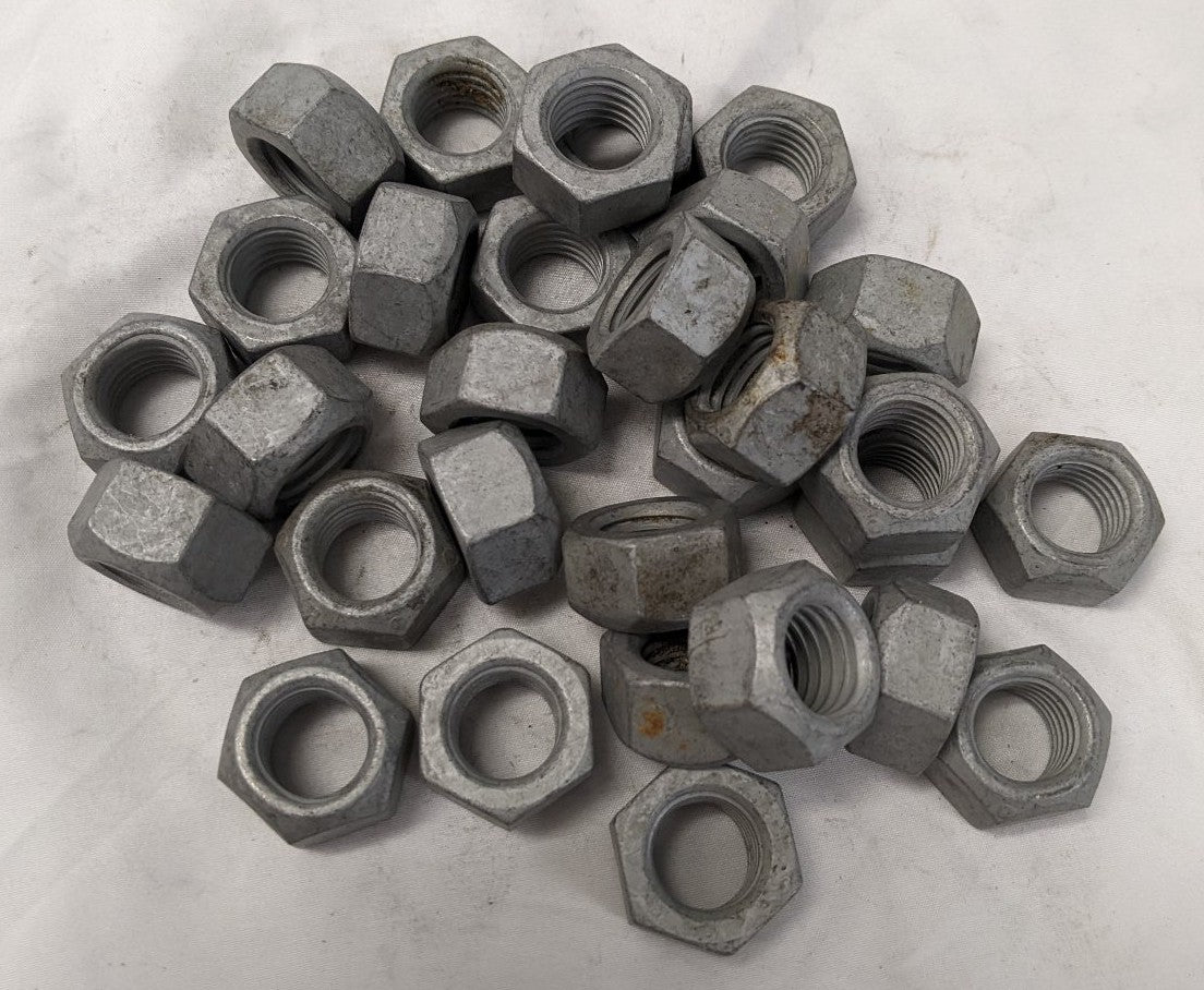 *Lot of 30* New 3/4"-10 Coarse Thread Grade G Steel Galvanized Lock Nuts