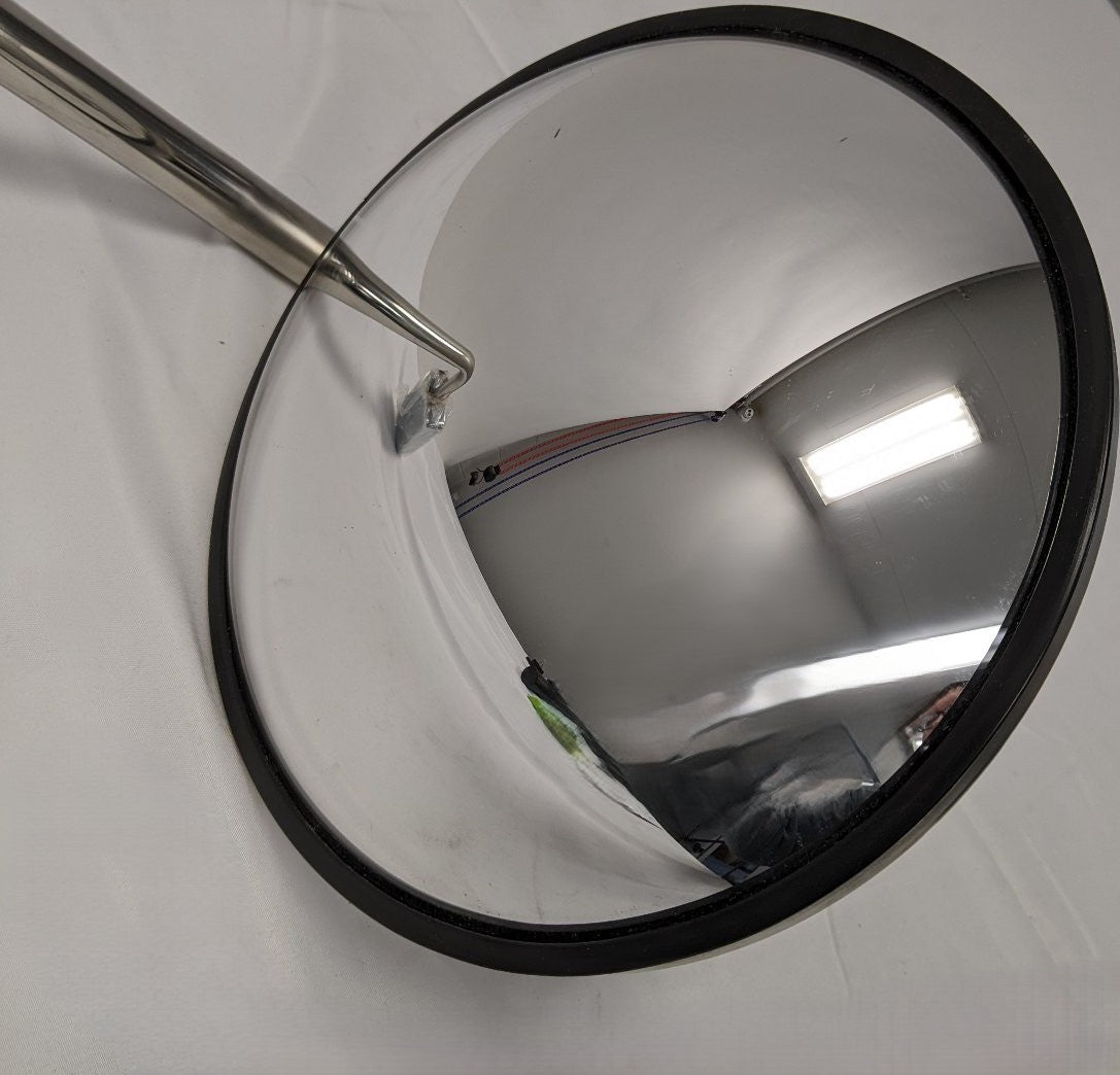 Velvac 9" Fisheye Convex Door Mirror Kit VEL 713753