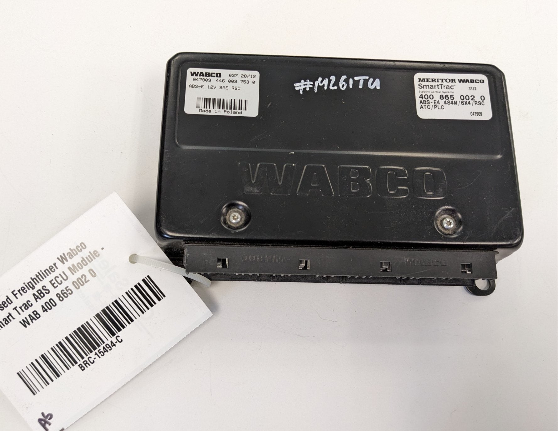 Used Freightliner Wabco Smart Trac ABS ECU Module - P/N WAB 400 865 002 0