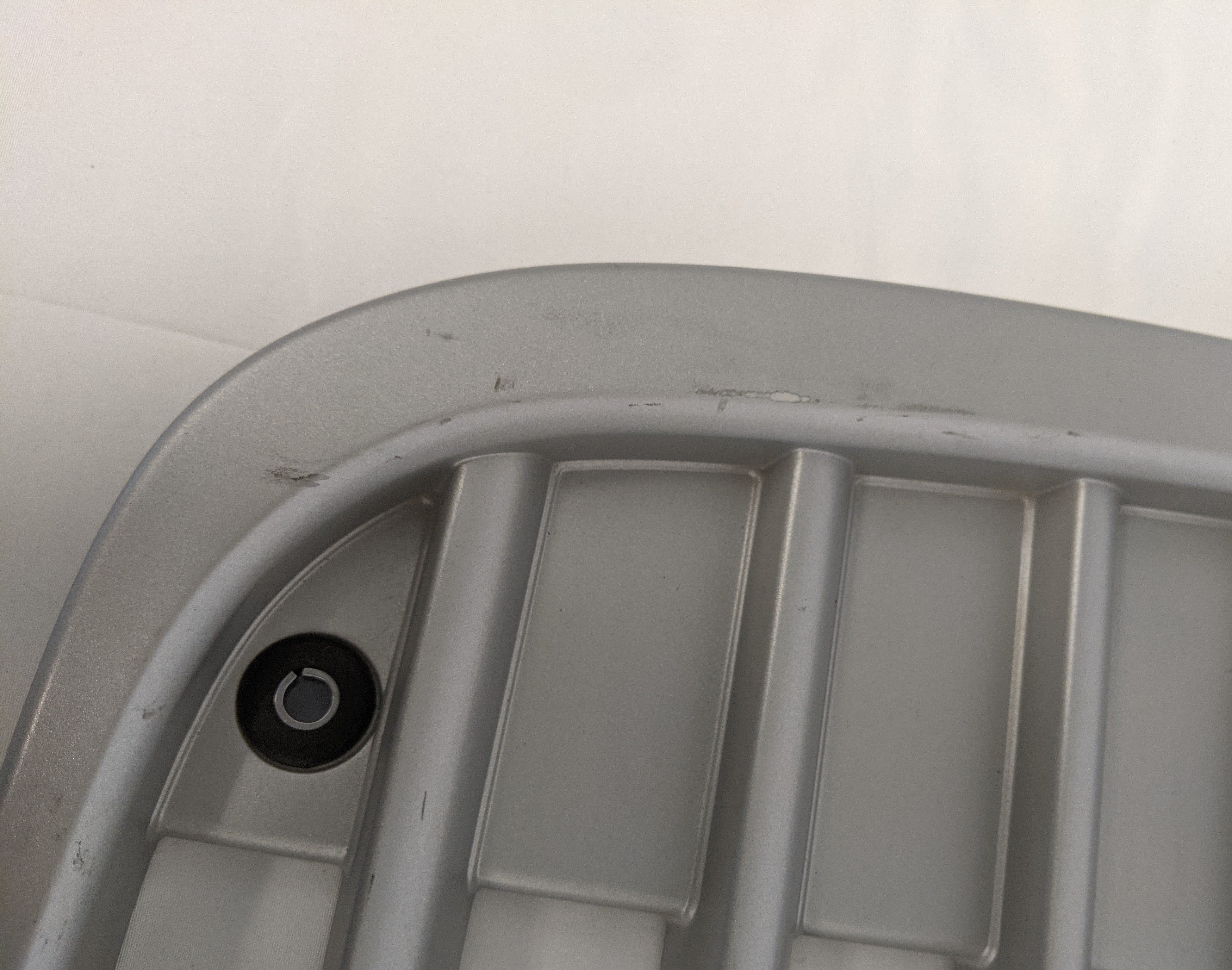 *Blemished* Freightliner M2 Argent Silver Hood Mounted Grille -P/N A17-21024-000 (6720366772310)