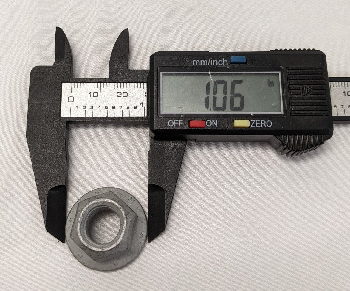 Lot/50 1/2"-13 Grade G Galvanized Flanged Lock Nuts