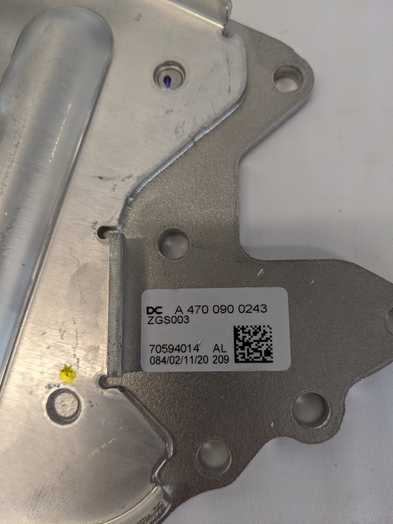 Partial Detroit Fuel Cooler Delete Bypass Plate Kit - P/N A 472 070 00 79 (10126297923900)