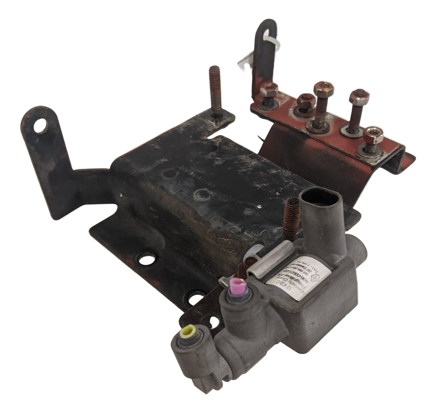 Used Freightliner Powernet Distribution Bracket w/ Solenoid - P/N  A06-76095-000