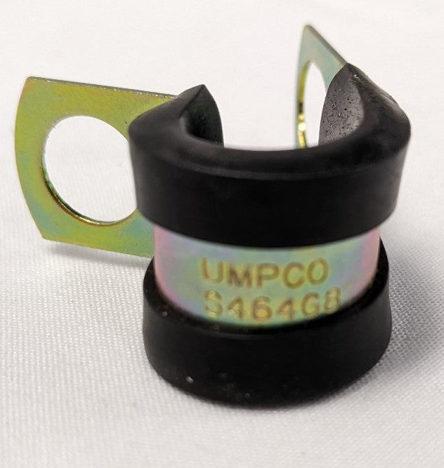 Umpco *Lot of 20* New 1/2" EPDM on Steel Loop Clamp - P/N  S464G8