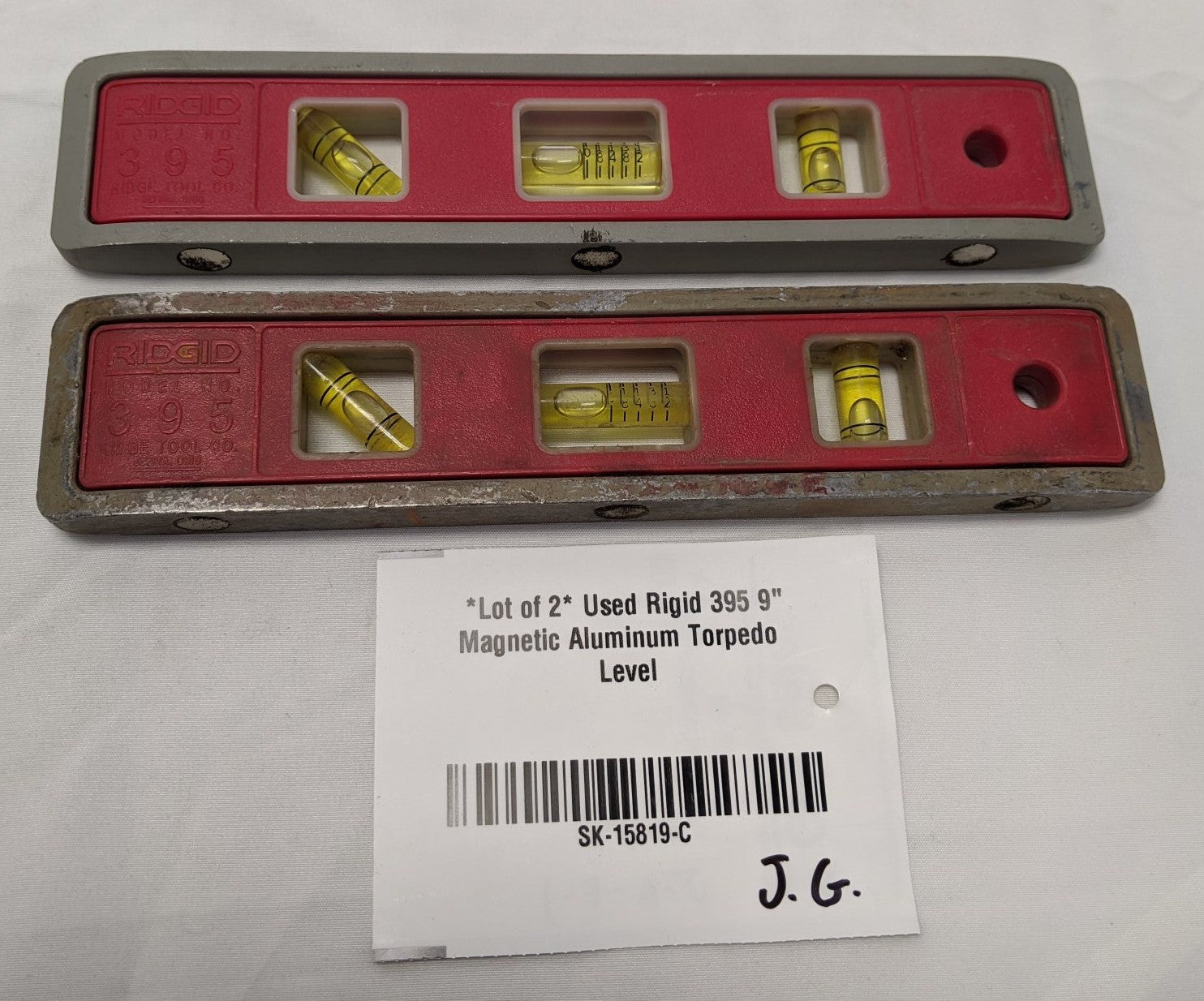 Ridgid 9" Magnetic Torpedo Level - #395 - Lot of 2