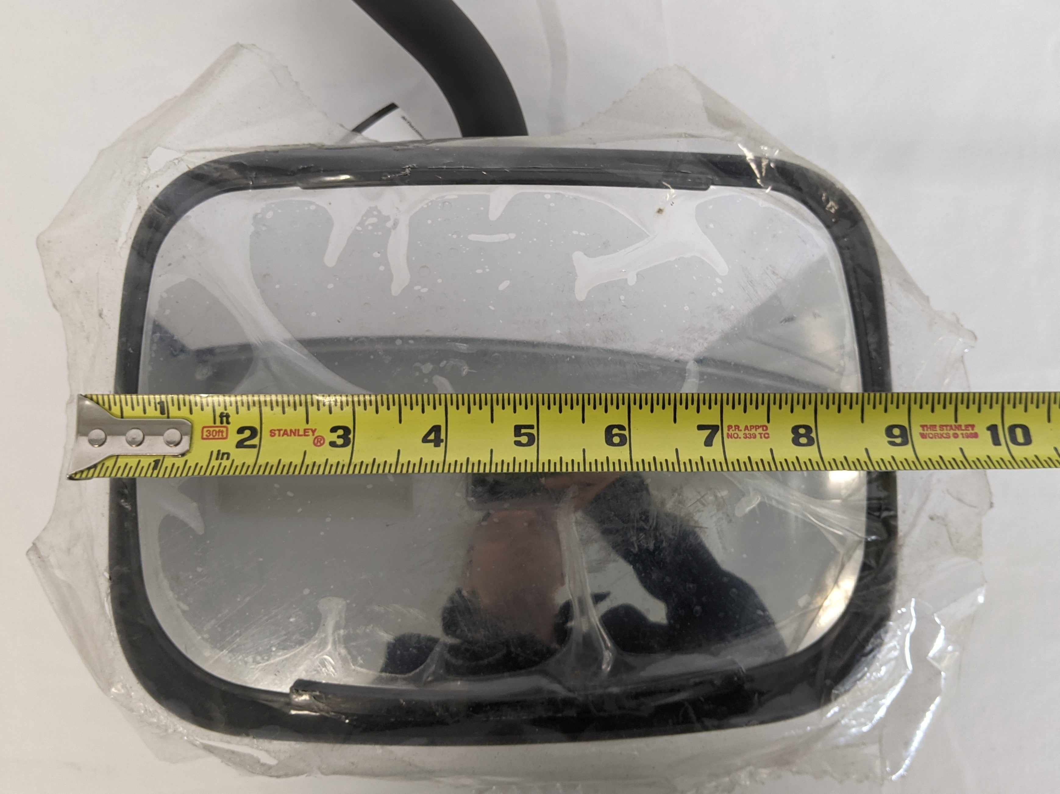 Freightliner LH HTD Long BBC Black AUX Hood Mirror - P/N  A22-76681-002 (8164792467772)