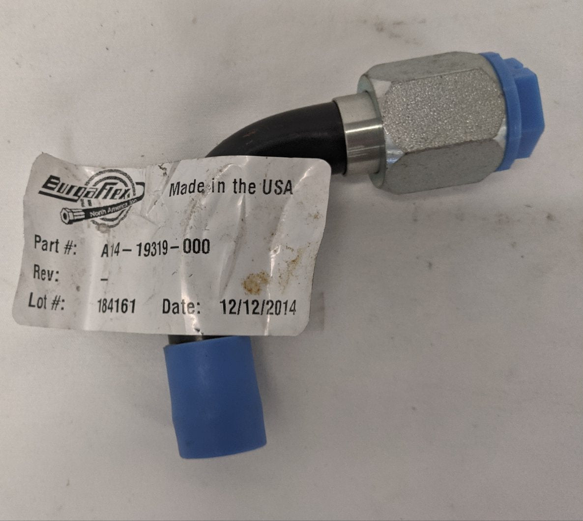 New BurgaFlex Freightliner 90 Deg. Elbow Power Steering Line - P/N A14-19319-000