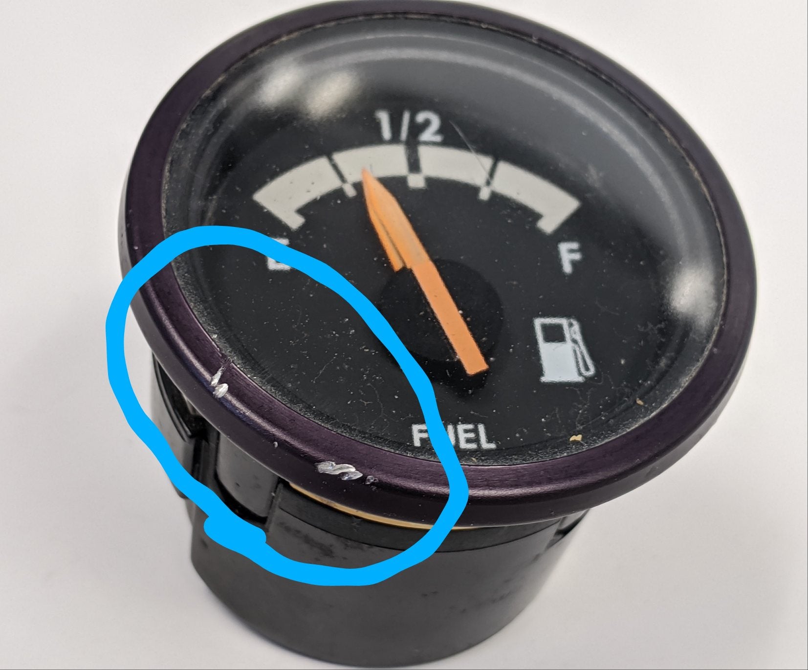 Used Freightliner Black Fuel Level Gauge - P/N 2246514000 (10093122126140)