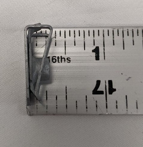 100 M6X1 Galvanized Steel Spring U-Clip Nuts