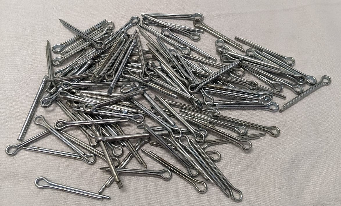 *Lot of 100* 1/8 x 1-1/2 In. Standard Cotter Pins