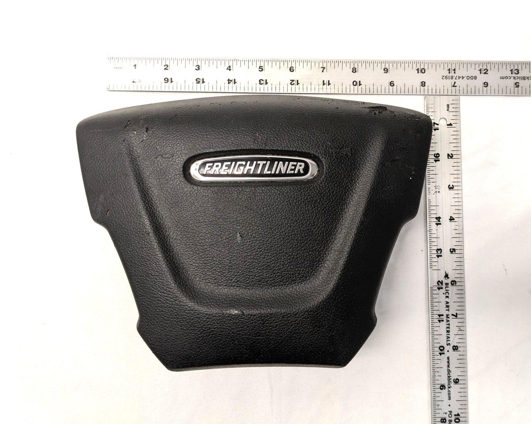 Freightliner Center Steering Wheel Cover -Dk. Gray -P/N 14-19562-000