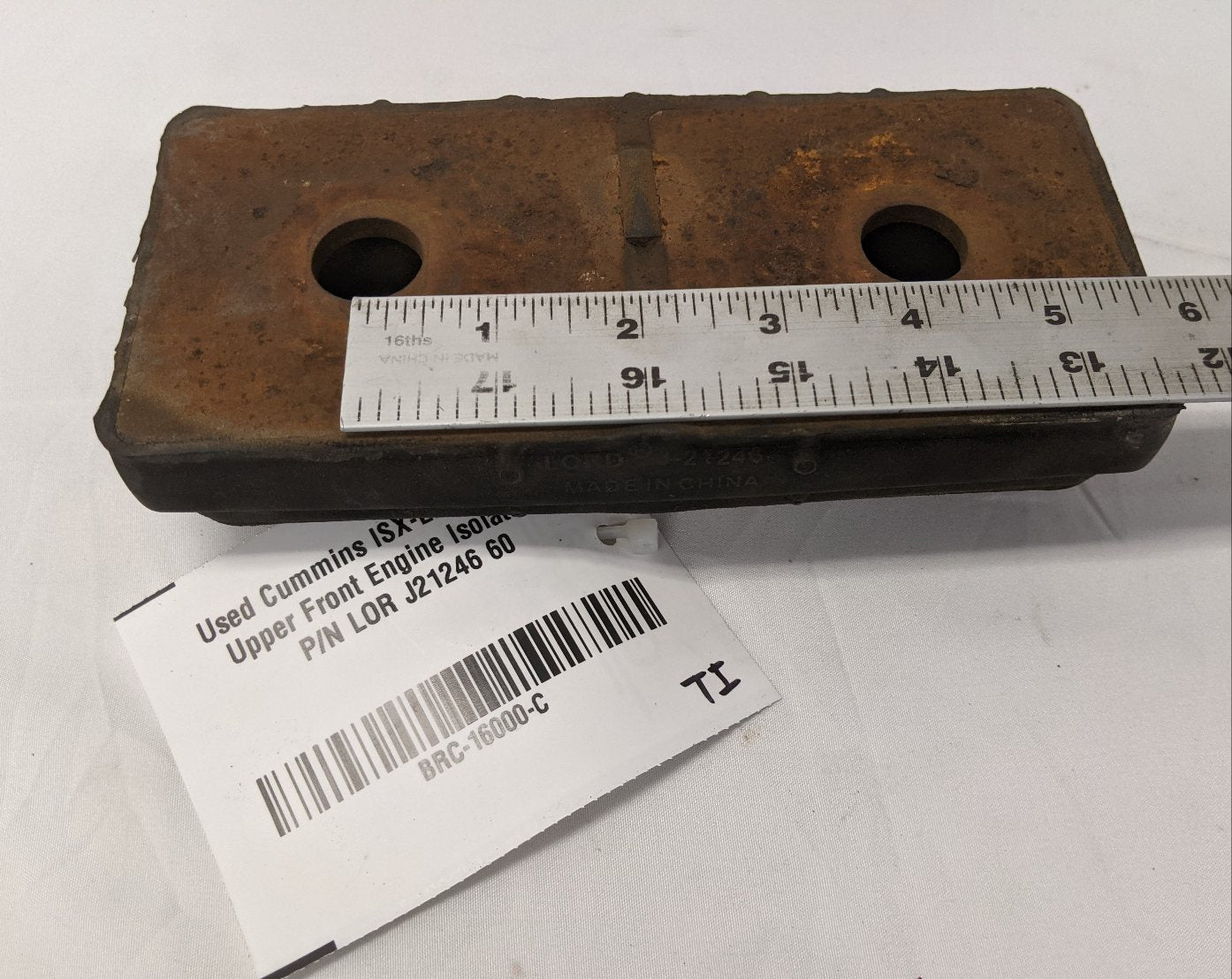 Used Cummins ISX EPA10 Lord Front Engine Isolator | P/N J2124660