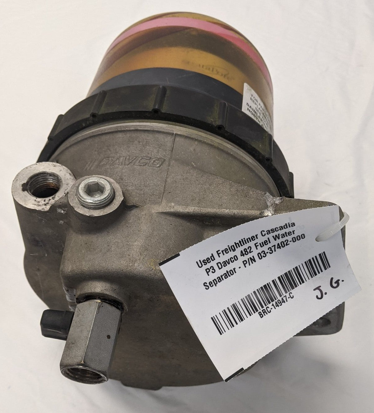 Used Davco 482 Fuel Water Separator Cascadia | 03-37402-000
