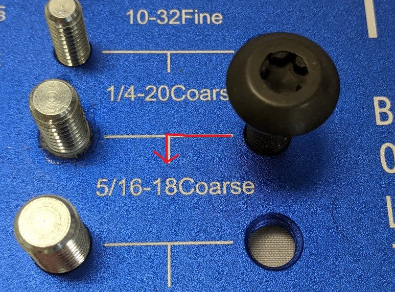 5/16"-18 x 1" Button Head Torx Bolts - Lot of 50 - Black Oxide Steel